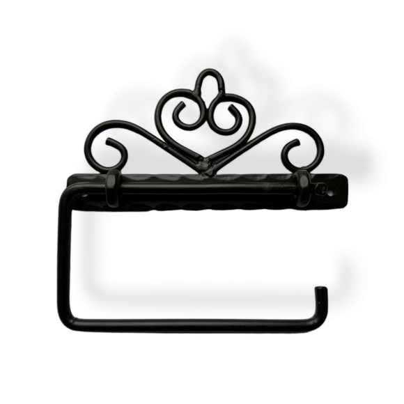 Cast Iron Towel/Toilet Paper Roll Holder