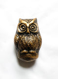 Baby Owl Door Knocker Antique Brass