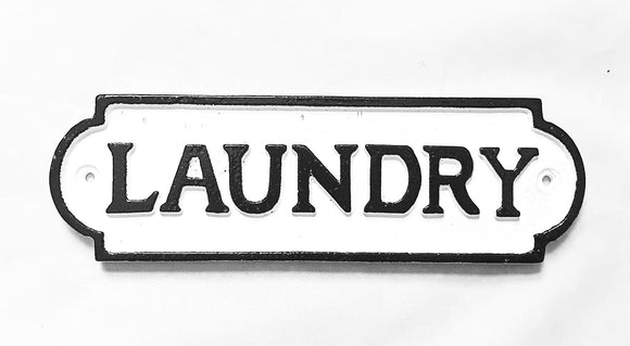 Laundry Door Plate Sign