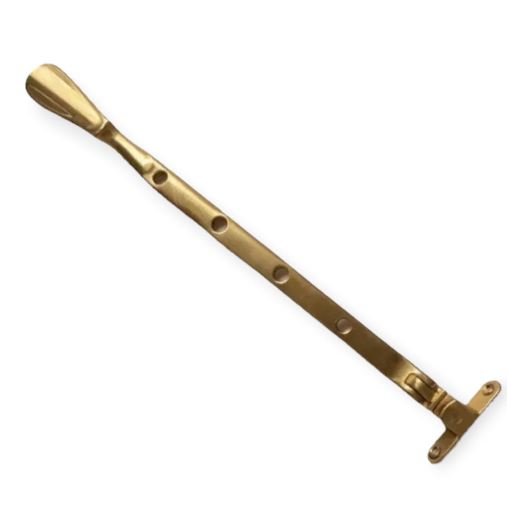 Polished Brass 250mm Window Casement Stay