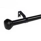 Black Curtain Rod Adjustable Rod 165cm - 305cm
