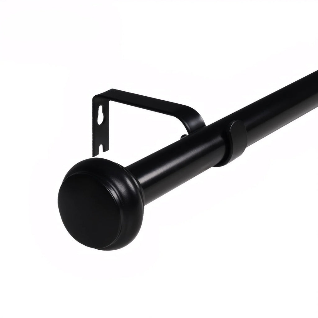 Black Curtain Rod Adjustable Rod 165cm - 305cm