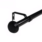 Black Curtain Rod Adjustable Rod 165cm - 305cm