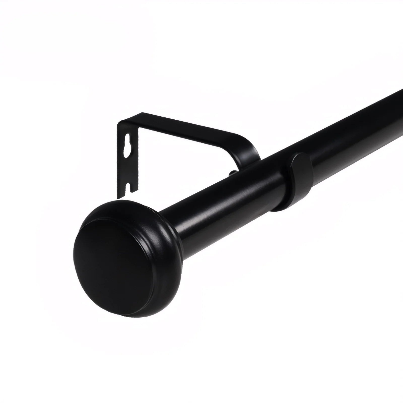 Black Curtain Rod Adjustable Rod 165cm - 305cm