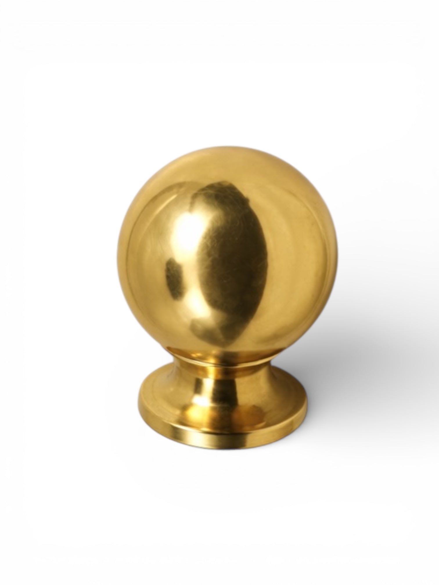 Polished Brass Round Knob