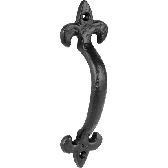 pull handle cast iron black
