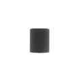 Knurled Cabinet Knob on Concealed Fix - Matt Black