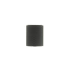 Knurled Cabinet Knob on Concealed Fix - Matt Black