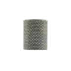 Knurled Cabinet Knob on Concealed Fix - Polished Chrome