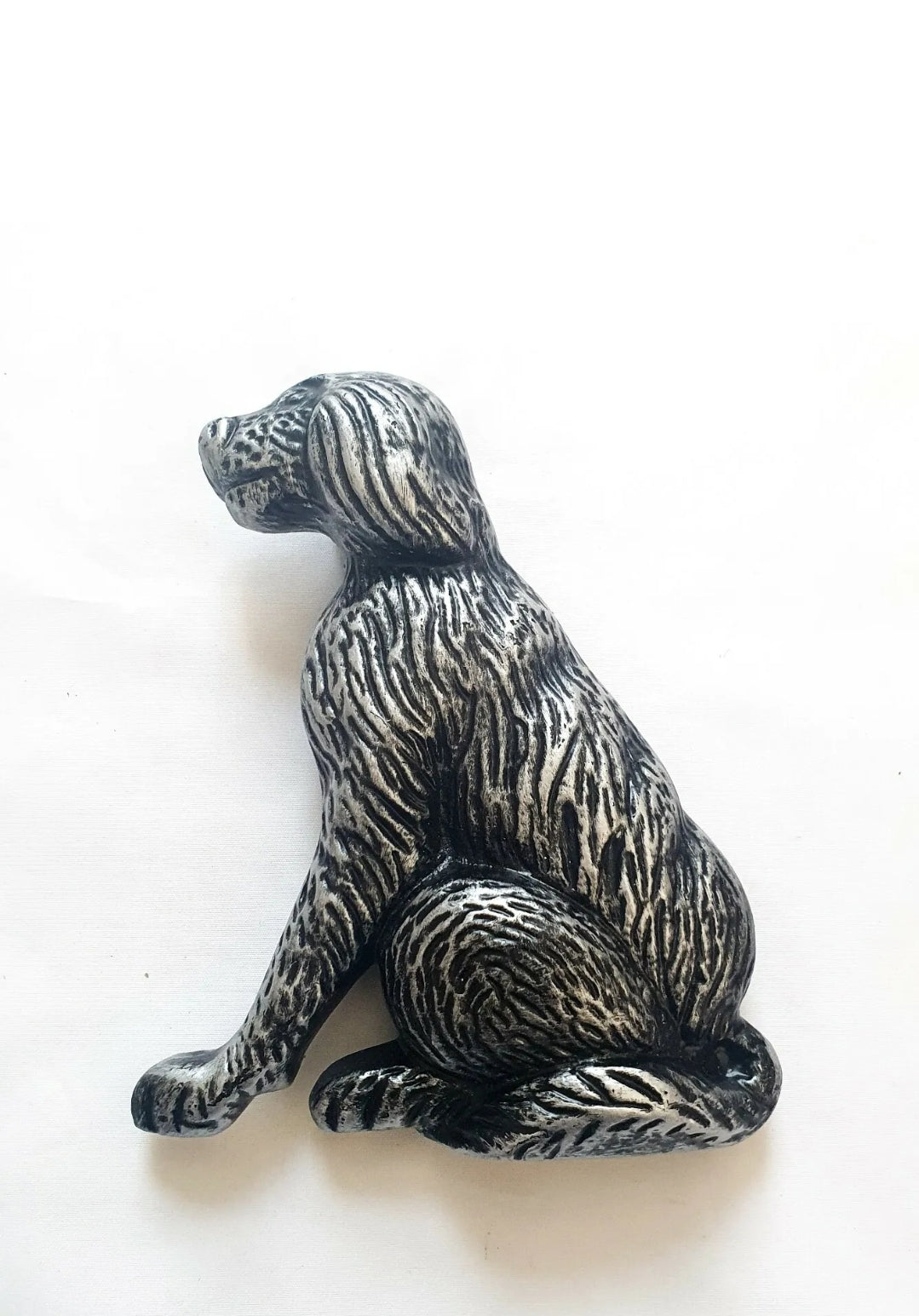 Dog Body Door Knocker Pewter