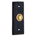 Front Door Bell Push Cast Iron Black