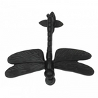 Dragonfly Front Door Knocker Black