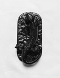 Lizard Geko Front Door Knocker Black