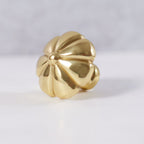 Polished brass drawer knob