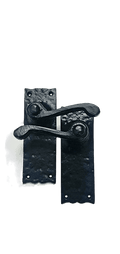 Black Antique Lever On Latch Cast iron