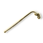 Drapery Arm Polished Brass 30-50cm
