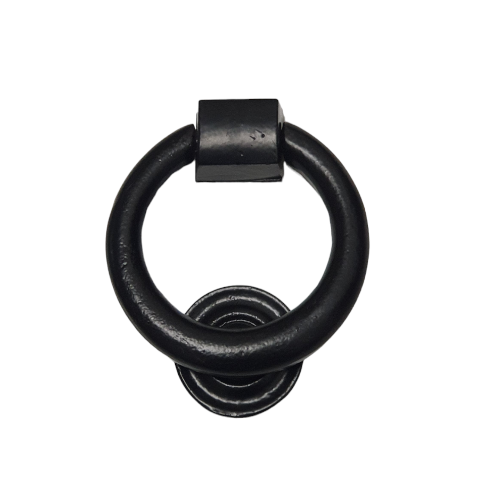 Ring round Door Knocker Black Round