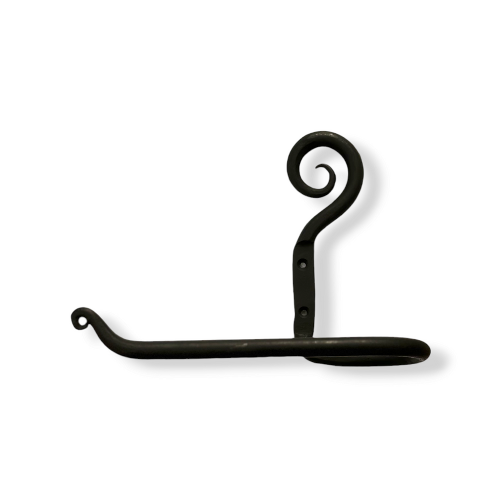 Twirl Cast Iron Toilet Paper Roll Holder