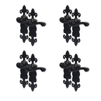 4 Pack Fleur De Lys Lever On Latch