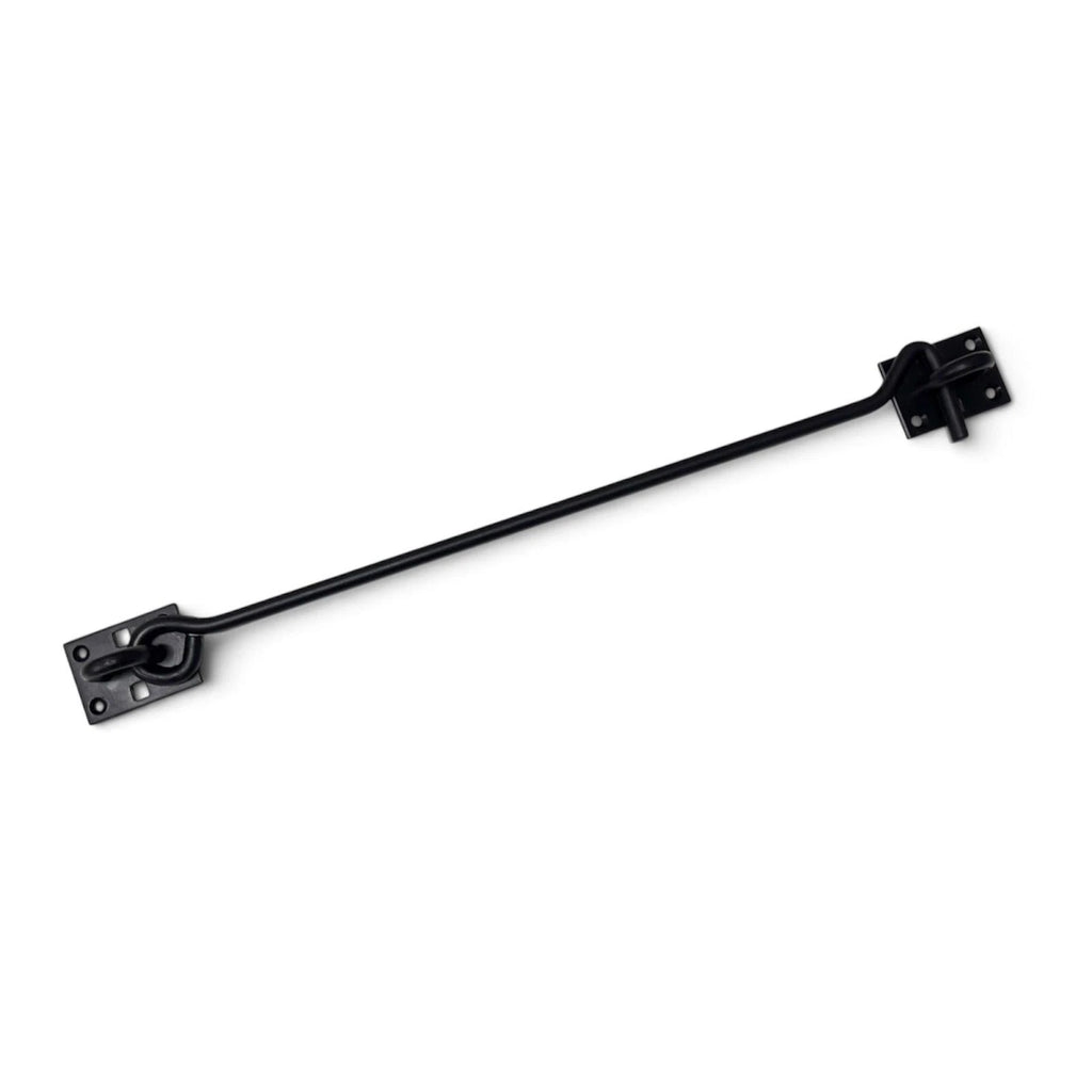 Black Heavy Duty Cabin Hook and Eye 600mm 24"