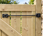 Black Heavy Duty Cabin Hook and Eye 600mm 24"