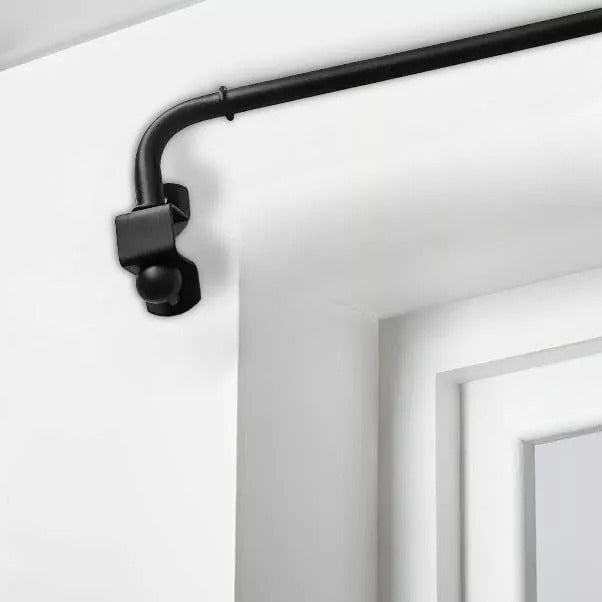 Drapery Arm Matt Black 30-50cm