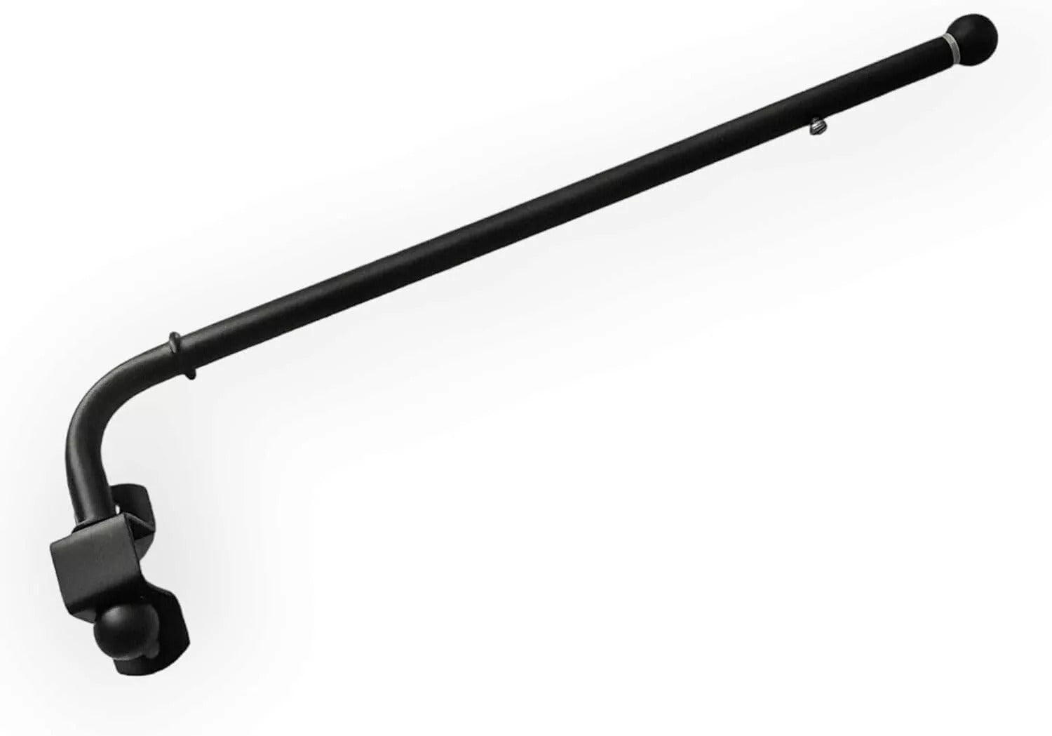 Drapery Arm Matt Black 30-50cm