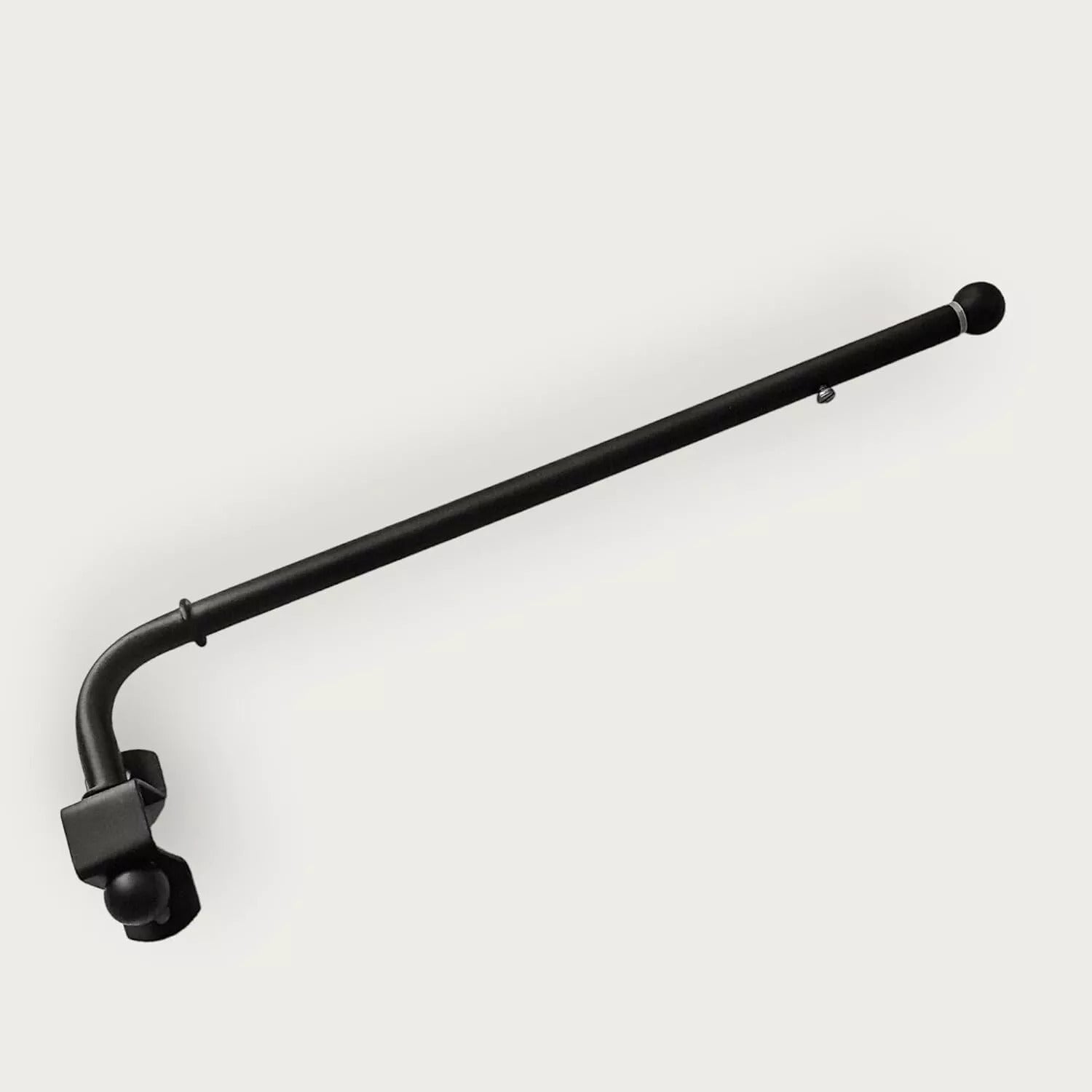 Drapery Arm Matt Black 30-50cm