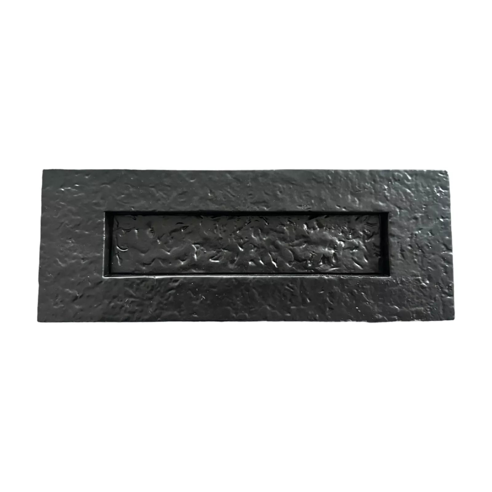 black cast iron letter plate