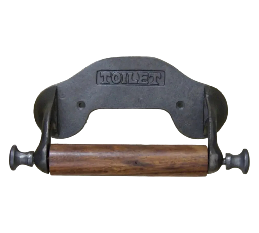 Toilet Roll Holder Antique Iron 150mm