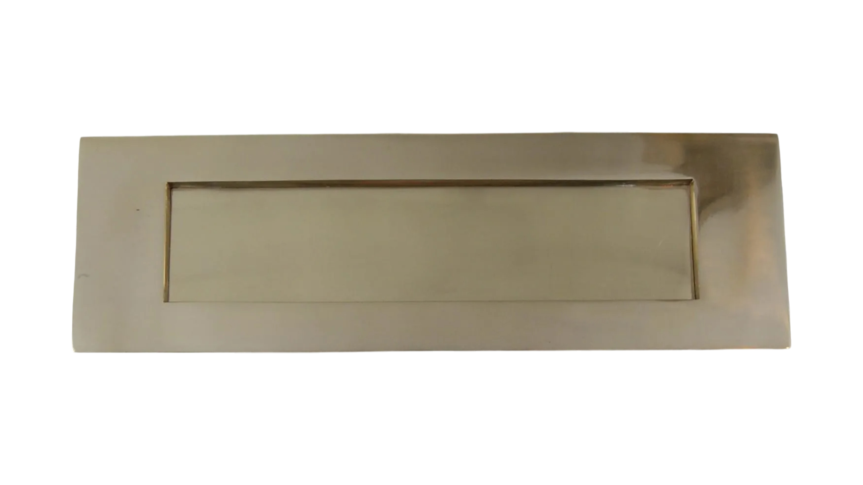 Letter Box Plate Polished Brass 100mm x 300mm