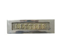 Letter Plate Letters Polished Brass 250mm x 75mm