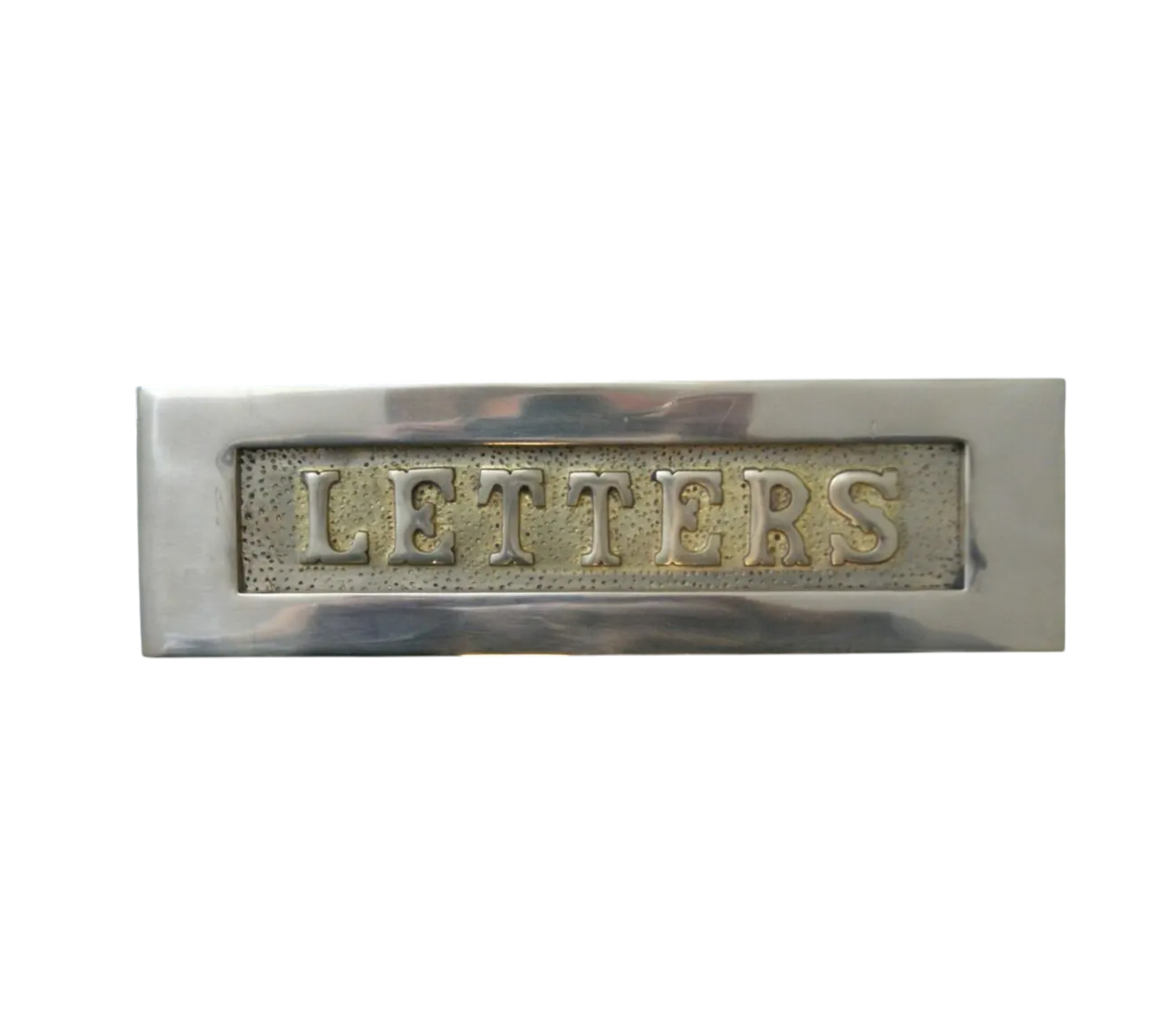 Letter Plate Letters Polished Brass 250mm x 75mm