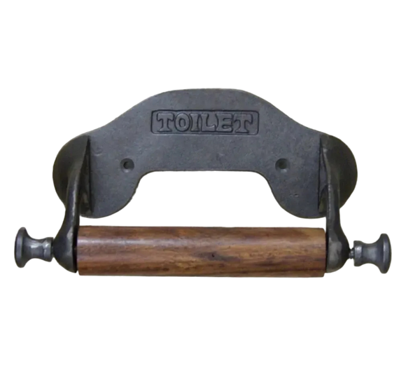 Toilet Roll Holder Antique Iron 150mm
