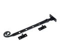 Window Casement Stay Monkey Tail 10" 250mm Black