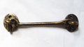 150mm Plain Cabin Hook and Eye Antique Brass