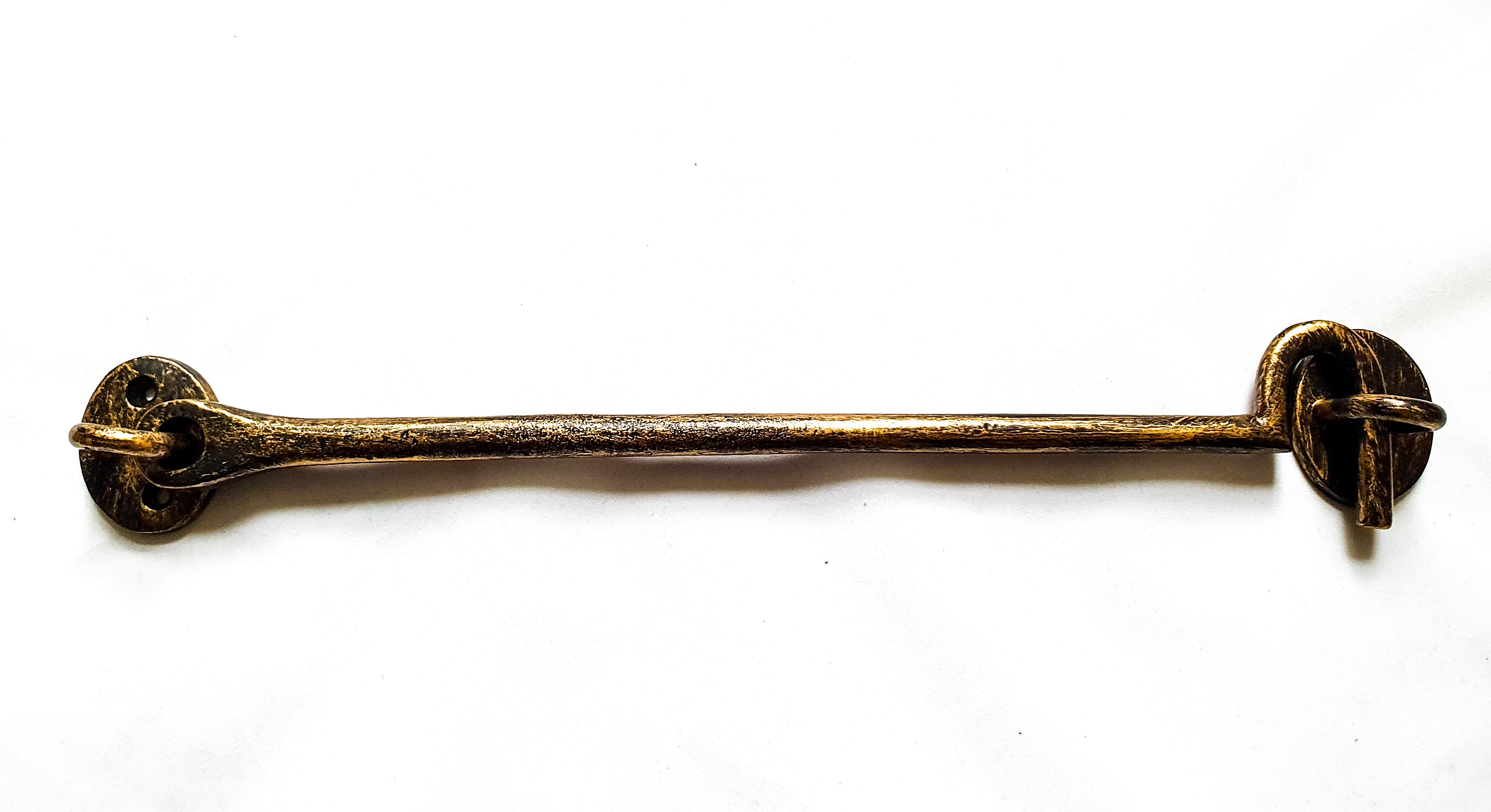 Antique Brass Cabin Hook and Eye 300mm