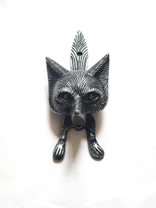 Fox Door Knocker Pewter