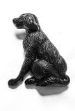 Dog Body Door Knocker Black Animal Vintage