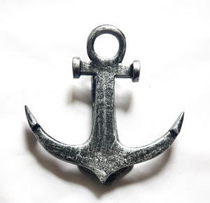 Big Anchor Front Door Knocker Pewter Finish