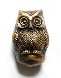 Baby Owl Door Knocker Antique Brass