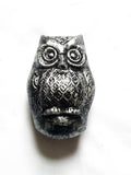 Baby Owl Door Knocker Pewter