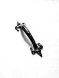 Fleur De Lys Pull Handle 176mm Black