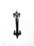 Fleur De Lys Pull Handle 176mm Black