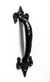 Fleur De Lys Pull Handle 176mm Black