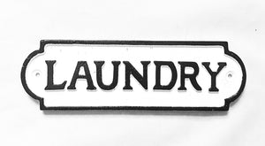 Laundry Door Plate Sign