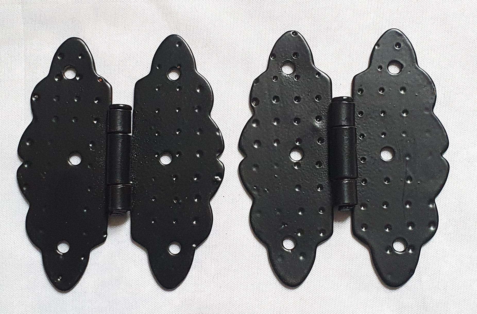 Butterfly Black Iron Door Hinge 80 x 64mm
