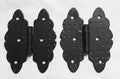 Butterfly Black Iron Door Hinge 80 x 64mm