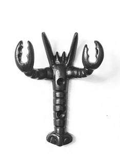 Crab Design Double Wall Hook Black