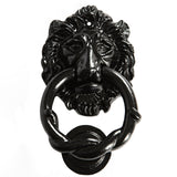 Lion Head Black Door Knocker